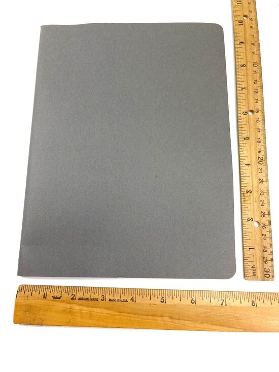 Other - Classic Gray Softcover Notebook With Lined Pages For Creative Journeys 20a